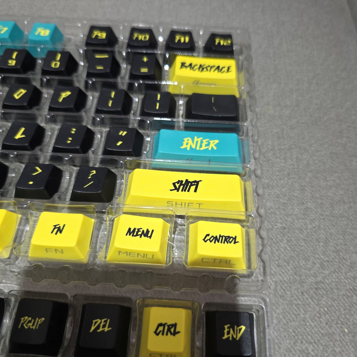 Cyberpunk Dual Legends Quality Side Backlit Cherry PBT Keycaps