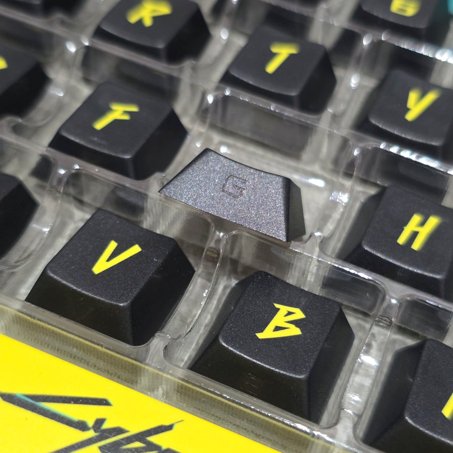 Cyberpunk Dual Legends Quality Side Backlit Cherry PBT Keycaps
