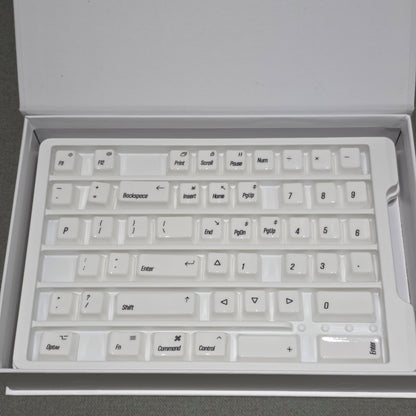 Glaze Full Ceramic Retro Cherry Profile 120-Key Keycap Set Mac Compatible
