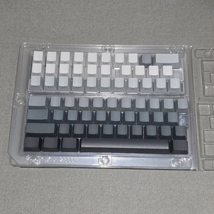 Gradient Gray Polar Day OEM Side Backlit Keycaps