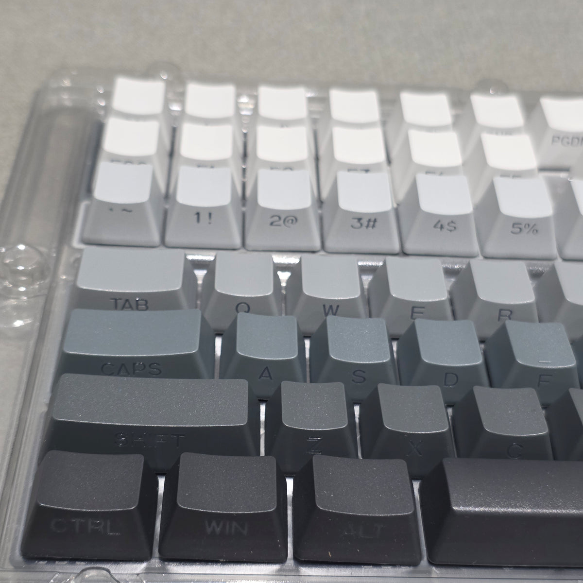 Gradient Gray Polar Day OEM Side Backlit Keycaps