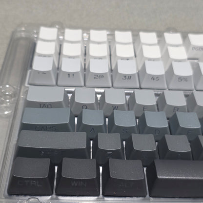 Gradient Gray Polar Day OEM Side Backlit Keycaps