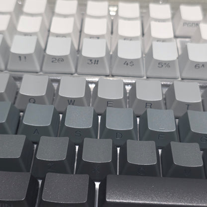 Gradient Gray Polar Day OEM Side Backlit Keycaps