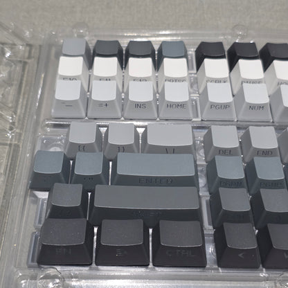 Gradient Gray Polar Day OEM Side Backlit Keycaps