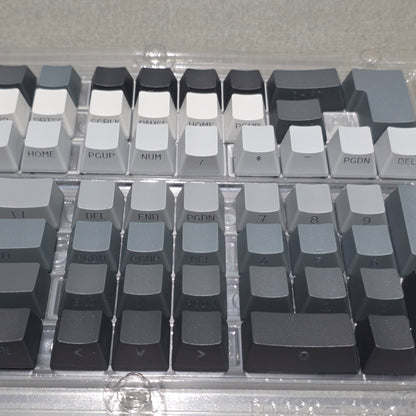 Gradient Gray Polar Day OEM Side Backlit Keycaps