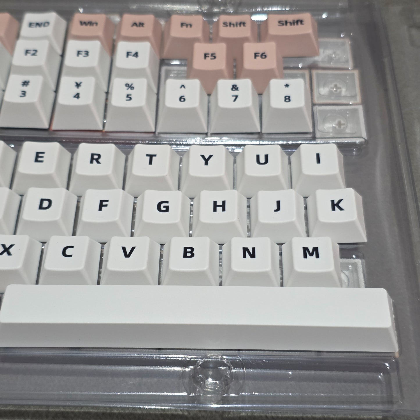 Caramel Warm Glow Cherry Dye Sub PBT Keycaps