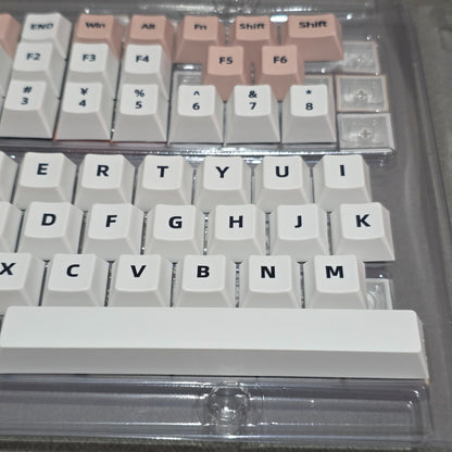 Caramel Warm Glow Cherry Dye Sub PBT Keycaps