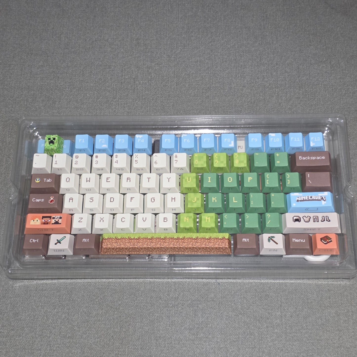Minecraft Quality Side Backlit Cherry PBT Keycaps