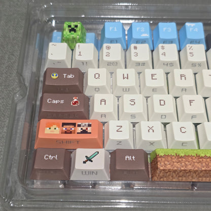 Minecraft Quality Side Backlit Cherry PBT Keycaps