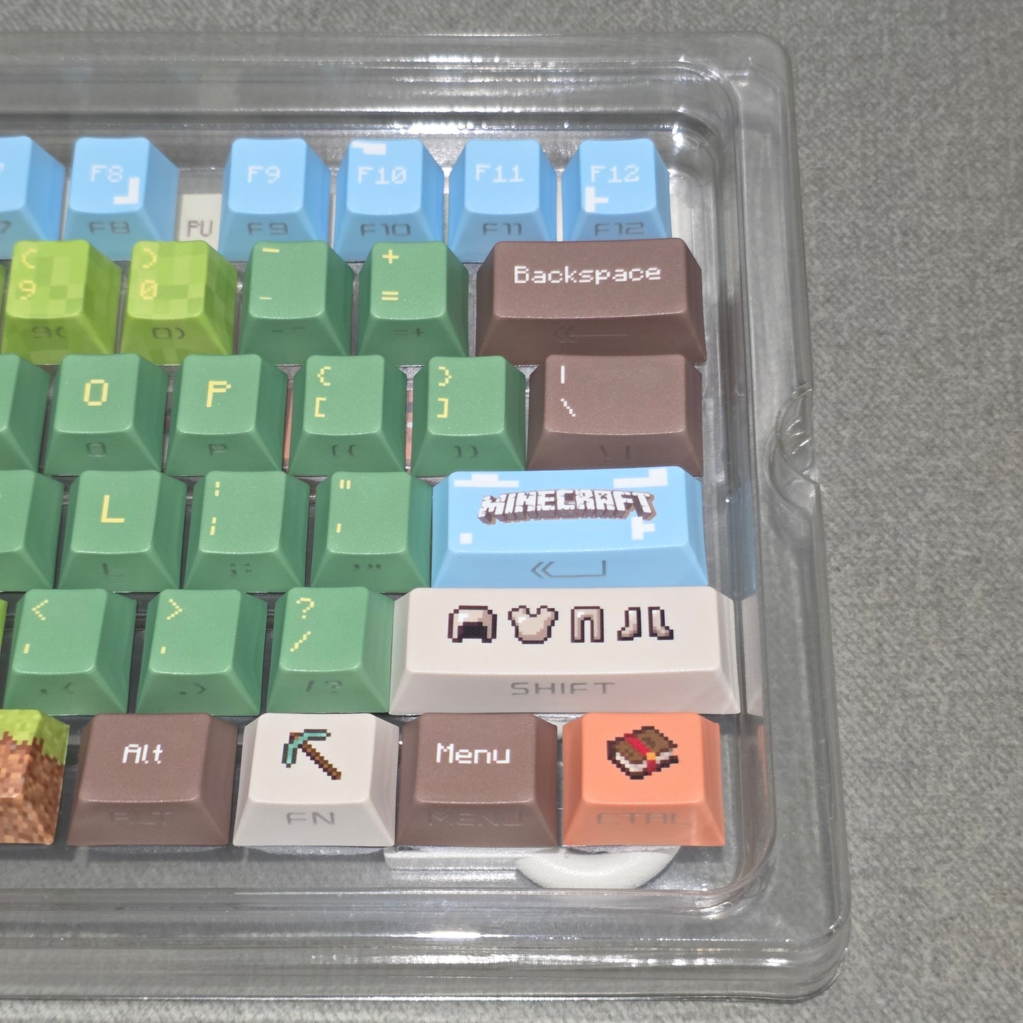 Minecraft Quality Side Backlit Cherry PBT Keycaps
