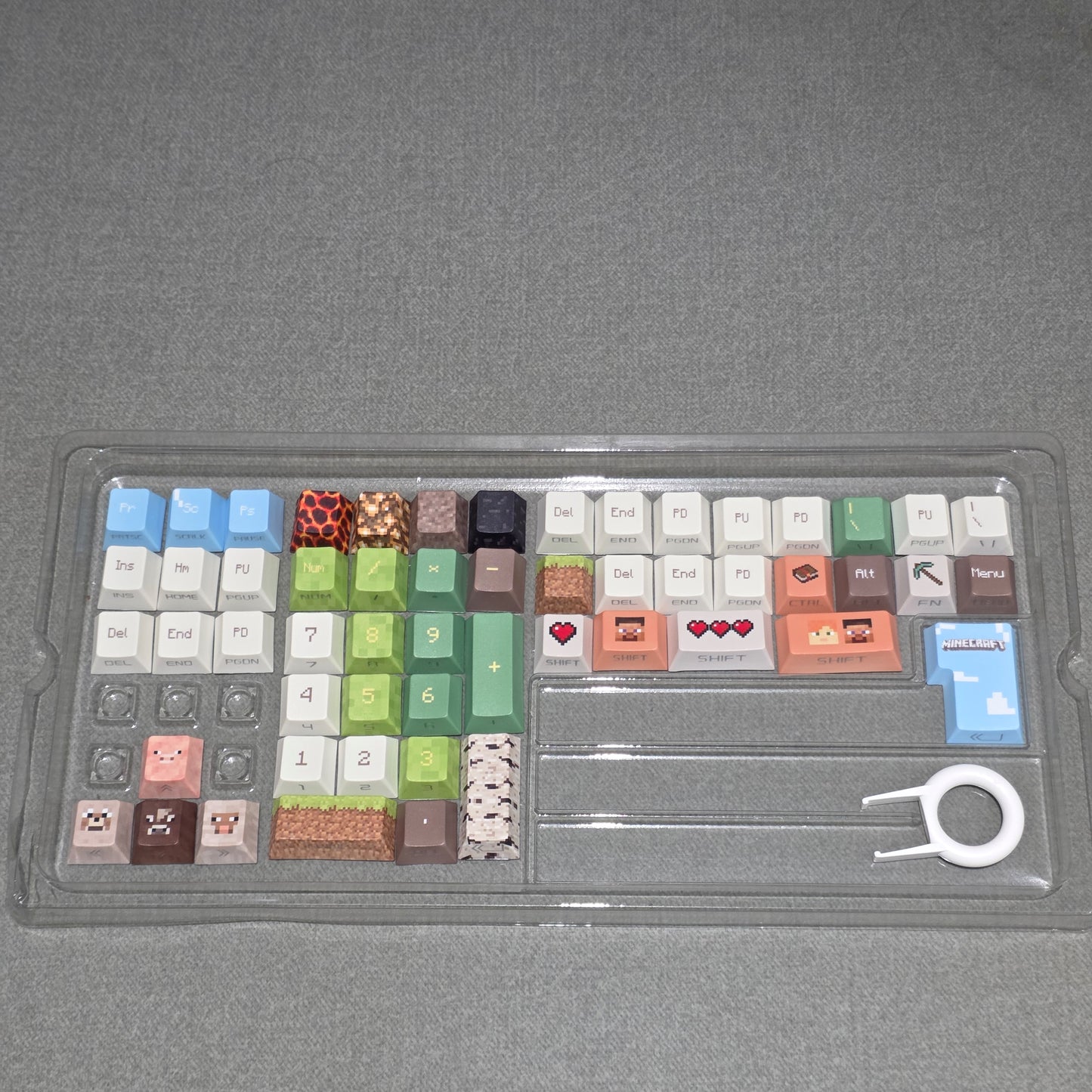 Minecraft Quality Side Backlit Cherry PBT Keycaps