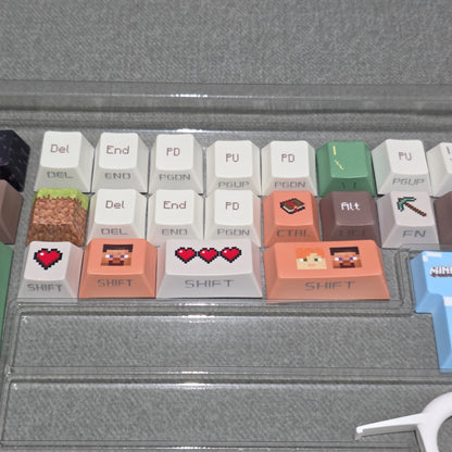 Minecraft Quality Side Backlit Cherry PBT Keycaps