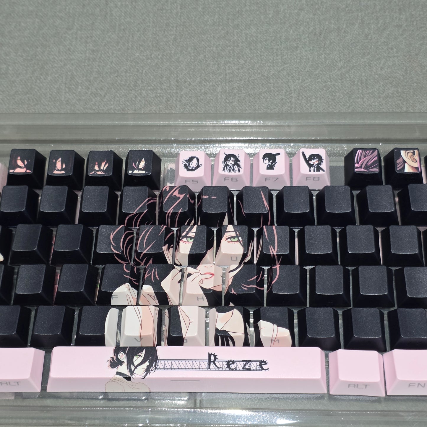 Reze Quality Cherry Side Backlit PBT Keycaps
