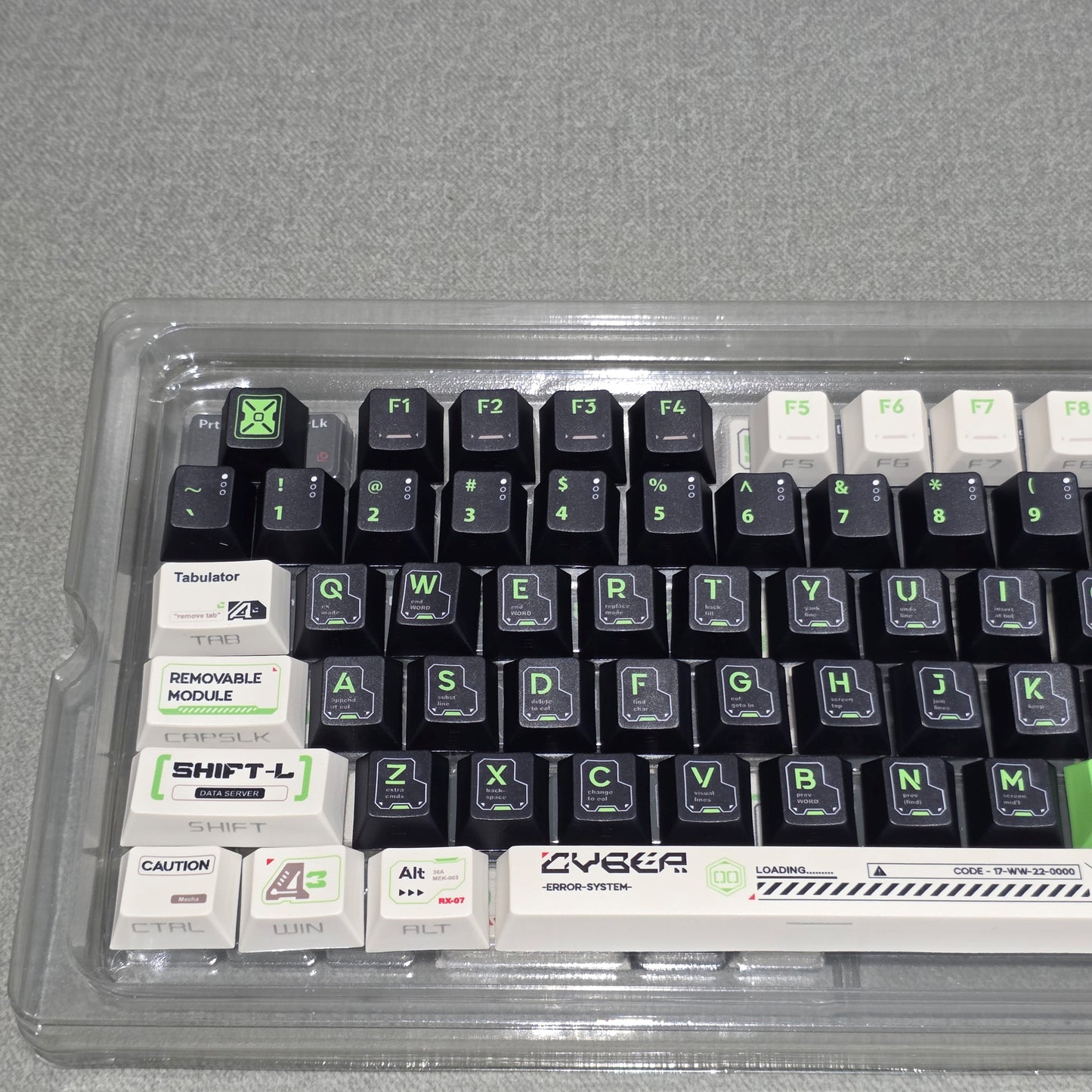 Phantom Mecha Cherry Side Backlit PBT Keycaps