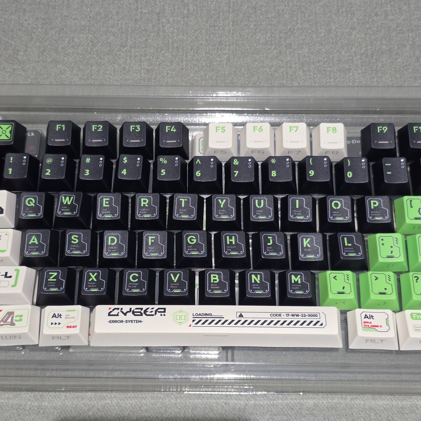 Phantom Mecha Cherry Side Backlit PBT Keycaps