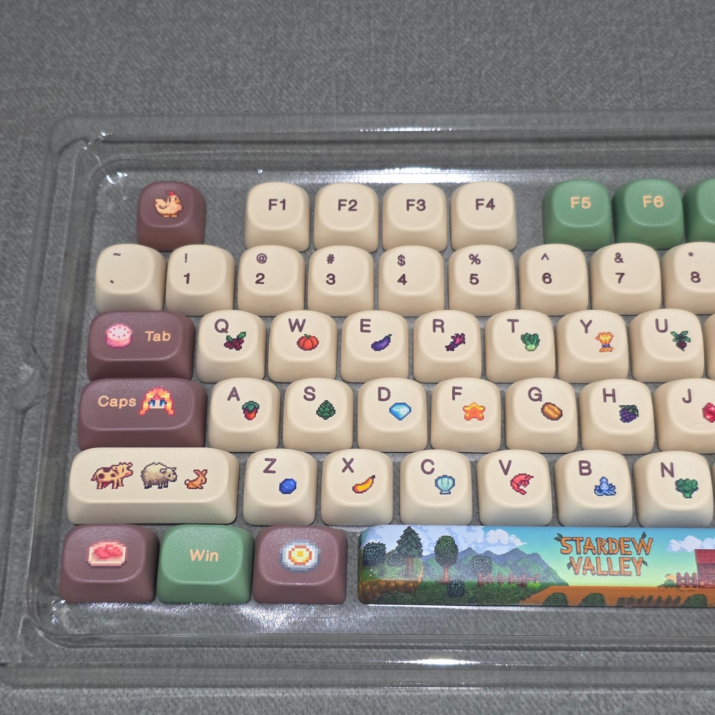 Stardew Valley Pemium Quality MOA PBT Keycaps