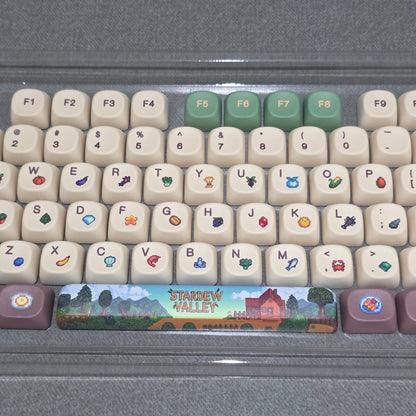 Stardew Valley Pemium Quality MOA PBT Keycaps