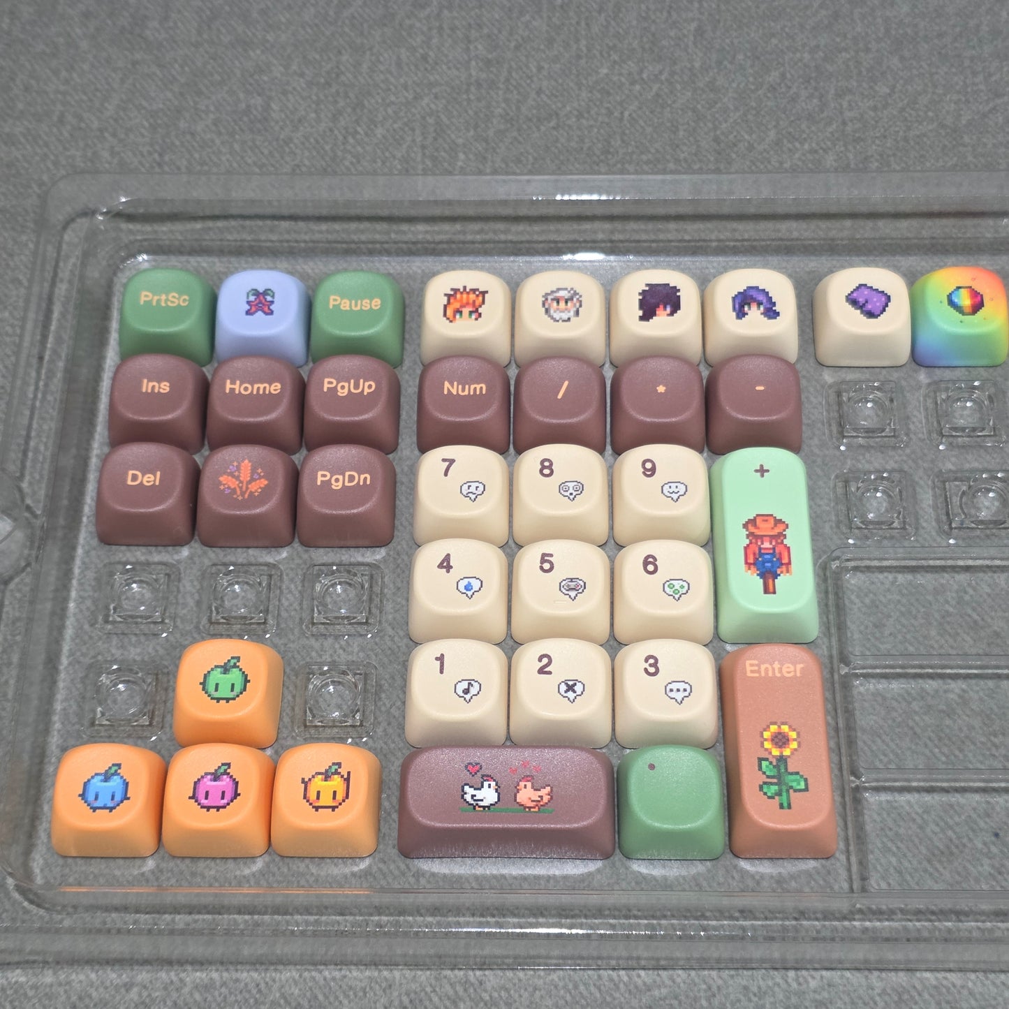 Stardew Valley Pemium Quality MOA PBT Keycaps