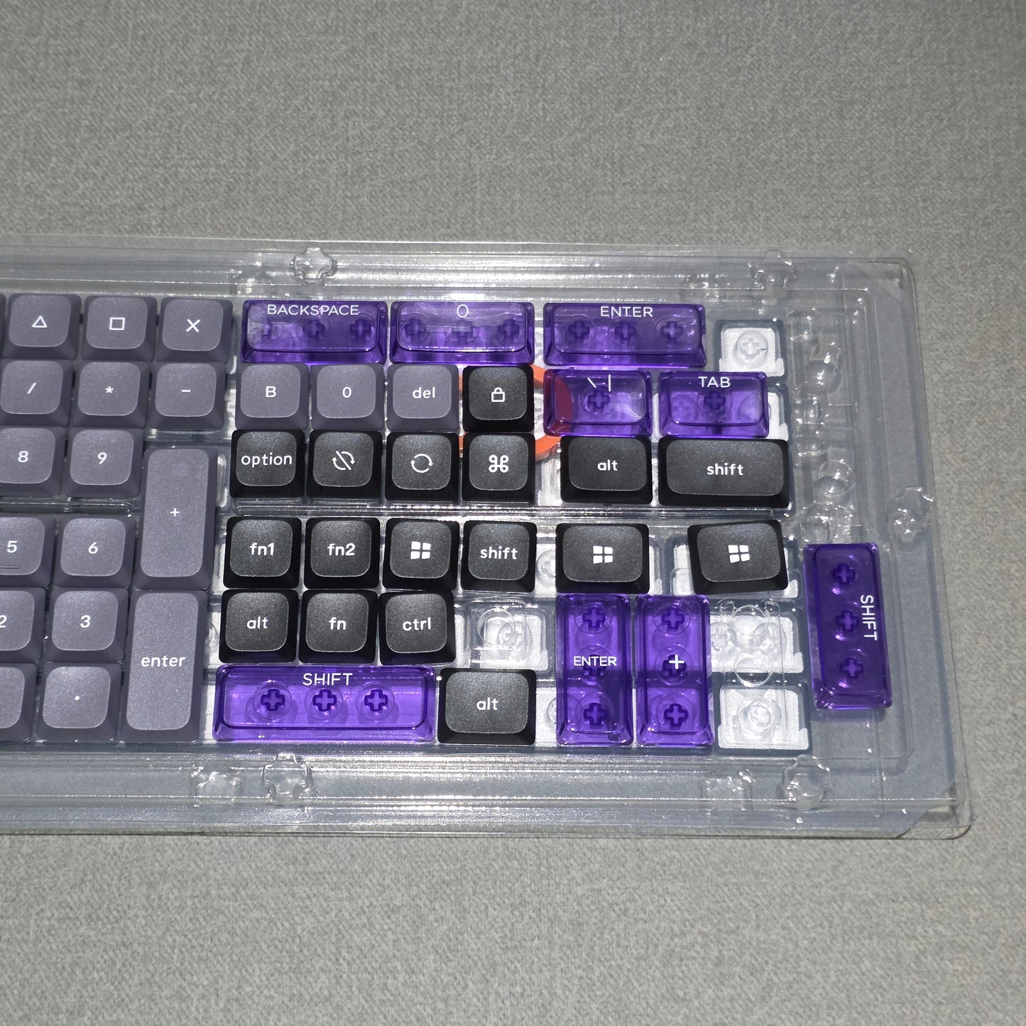 Womier Skyline Midnight PBT PC Low Profile Keycaps
