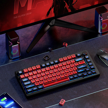 Cats Eye New Concept Red UV Printed Backlit Keycaps