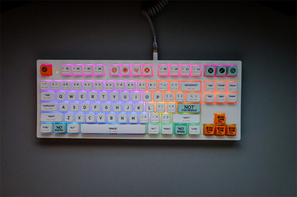 MDA Plastic Theme Special Edition PBT Keycaps