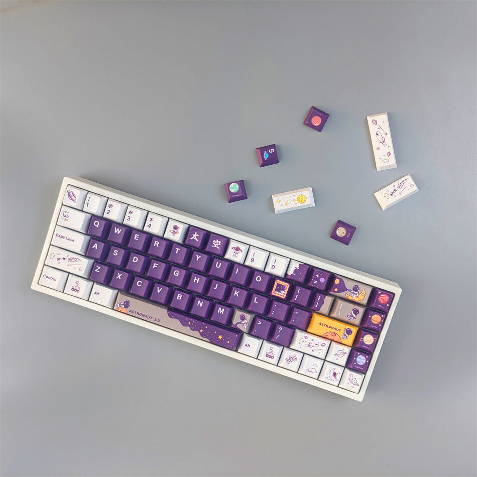 Astronaut Light V2 Cherry PBT Extended Keycaps