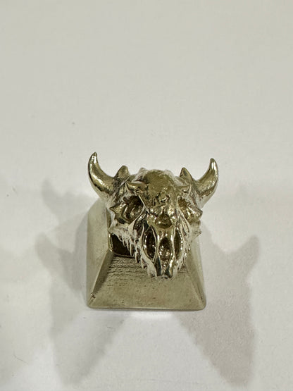 Vintage  Brass Copper Heavy Artisan Keycap 1u