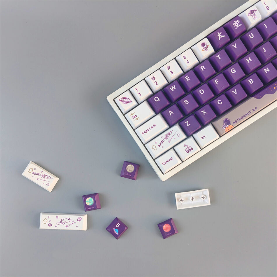 Astronaut Light V2 Cherry PBT Extended Keycaps