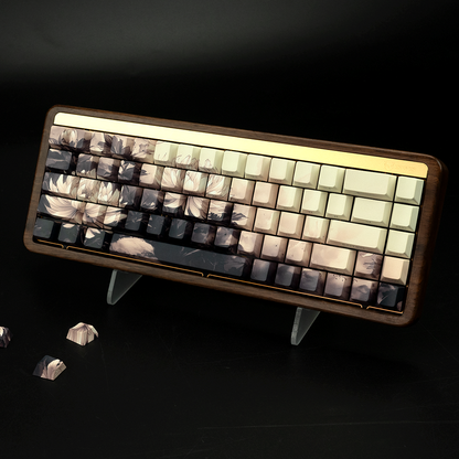 Chrysanthemum Side Backlit Cherry Profile Double shot Dye-Sub PBT Keycaps