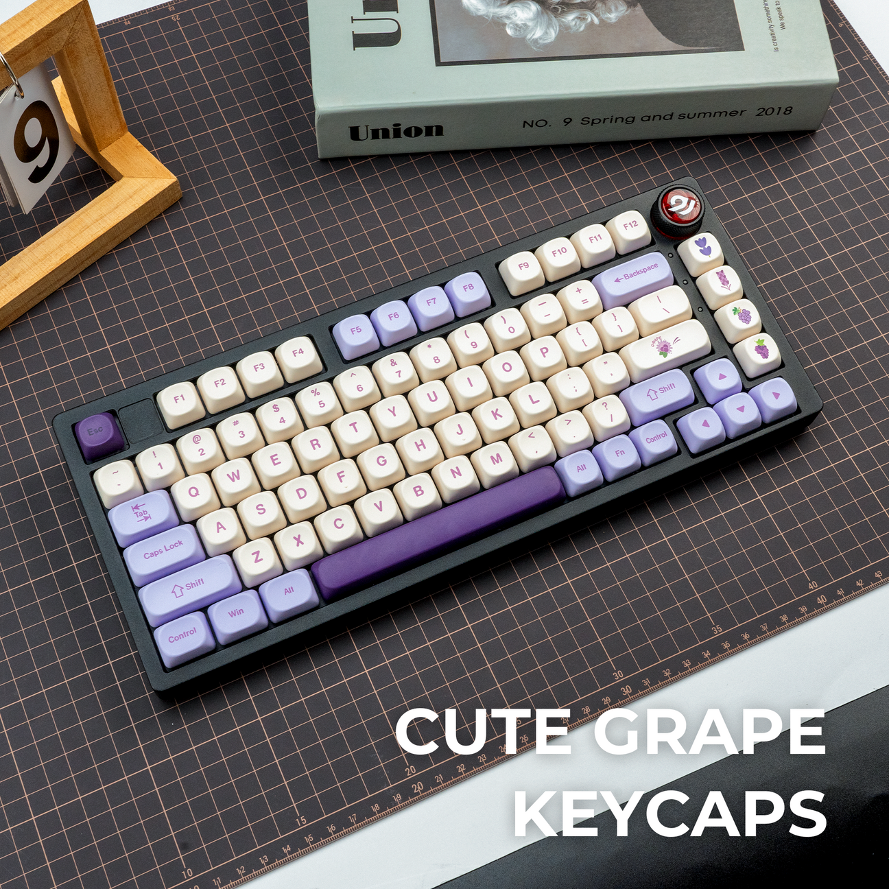 Purple grapes MOA Profile Dye-Sub PBT Keycap Set