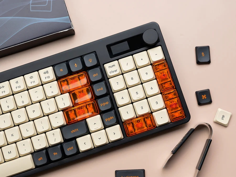 Low Profile Carbon PBT PC Keycaps