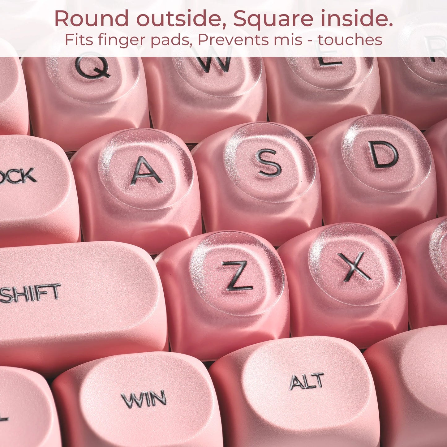 Peach Blossom HOA Profile Translucent Keycaps
