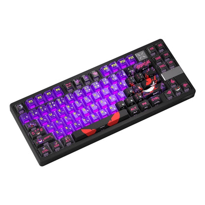 Gengar Dual-tone Shine-through Cherry Profile PBT/PC Keycaps