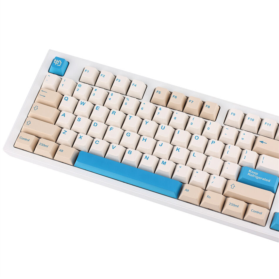 Soy Milk Cherry PBT Keycaps