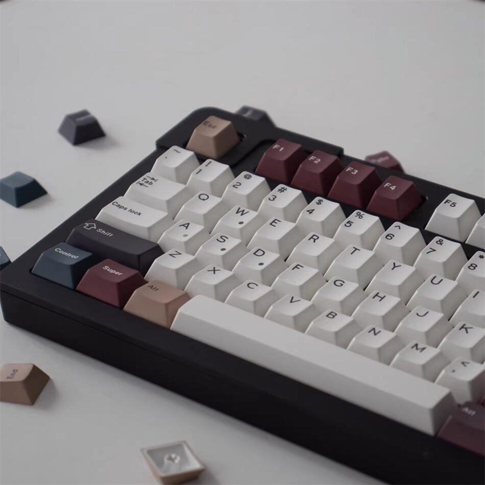 Retro Mixed Lights Cherry PBT Clone Keycaps