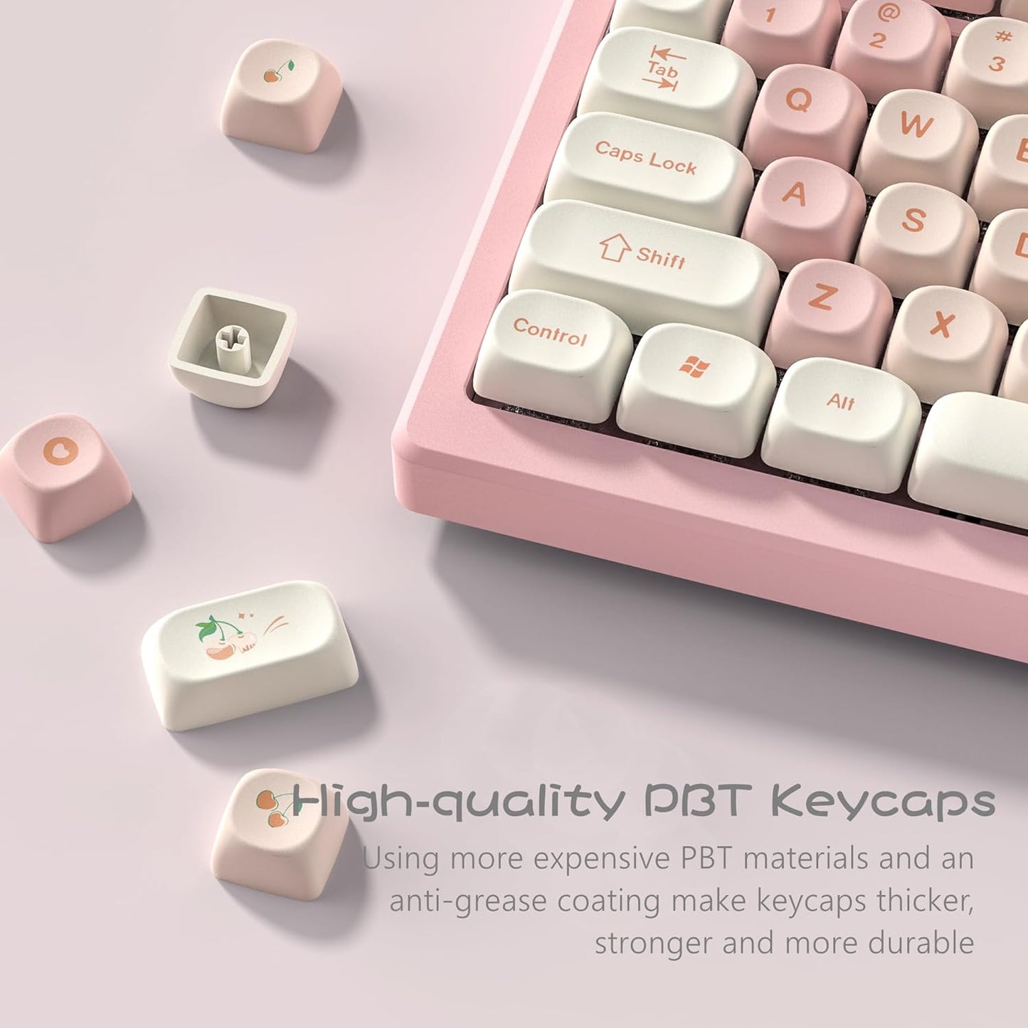 Cherry 143-Key MOA Profile Dye-Sub PBT Keycap Set