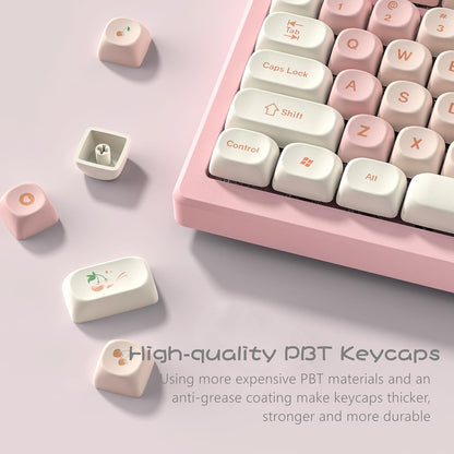 Cherry Pudding MOA PBT Keycaps