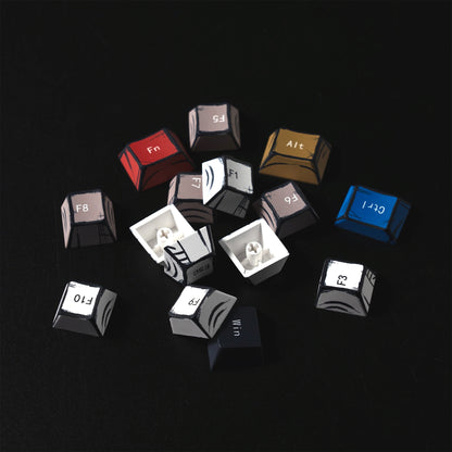 XVX Manga Theme Graffiti Cherry PBT Keycaps