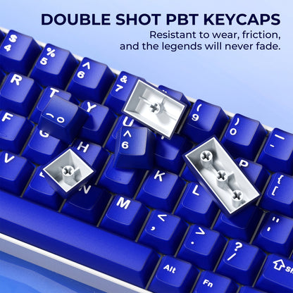 Klein Blue Frost Jade Cherry PBT Keycaps