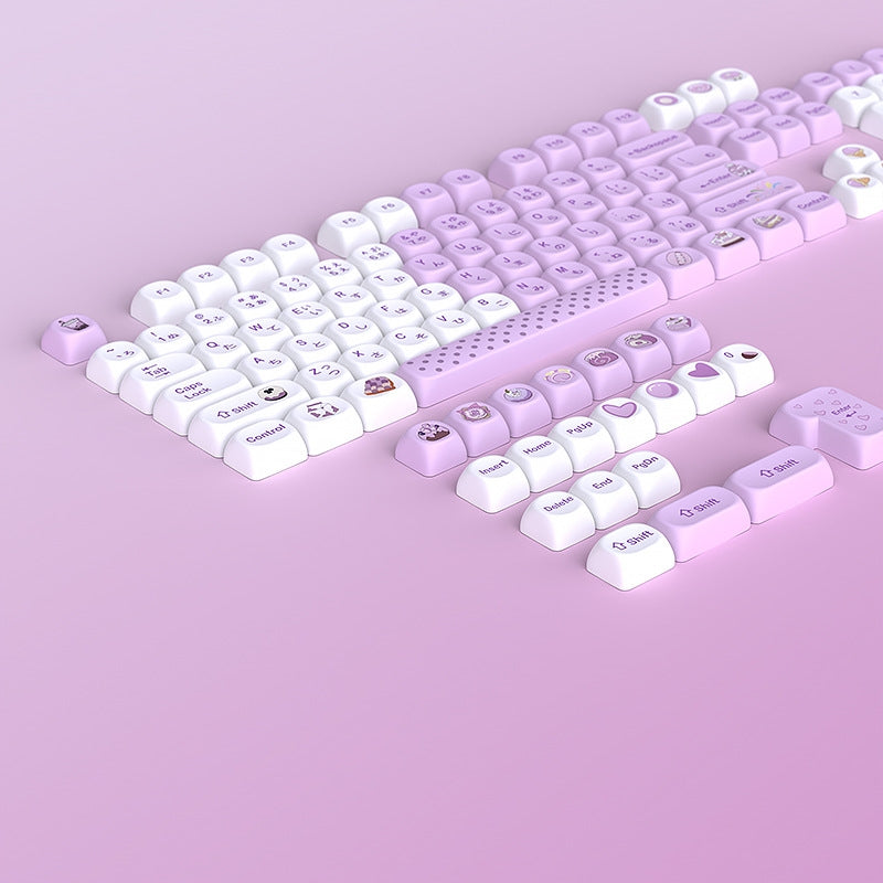 Taro Bobo Japanese Sub MOA PBT Keycaps