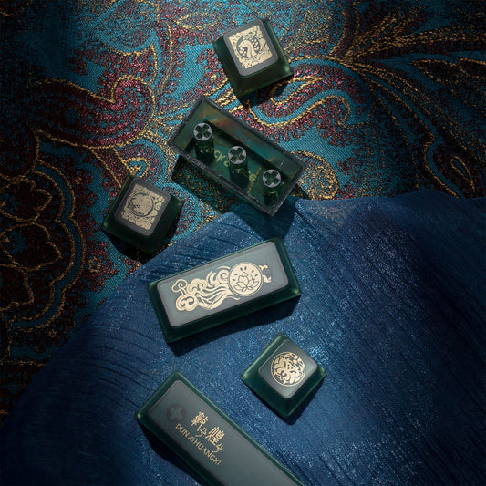 Premium Dunhuang Silk Road Legacy Cherry PBT Keycaps