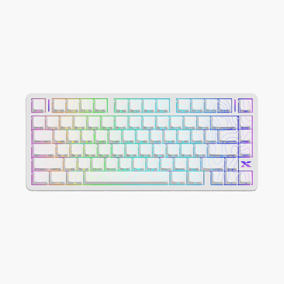 XVX Premium IMD Air Low-Profile Shine-Through 80-Key PBT Keycap Set
