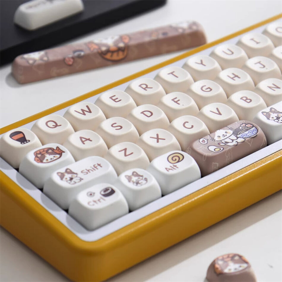 Sushi Kitty Meow Moa PBT Keycaps