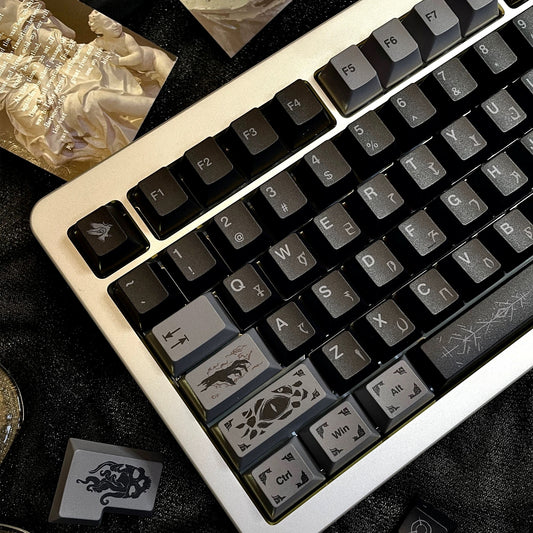Gothic Occult Cherry PBT Keycaps