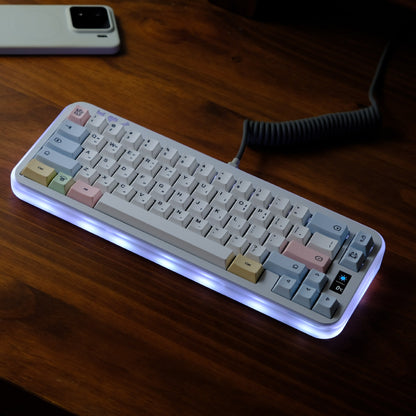Chalk Korean 1.7mm Thick Cherry PBT Keycaps