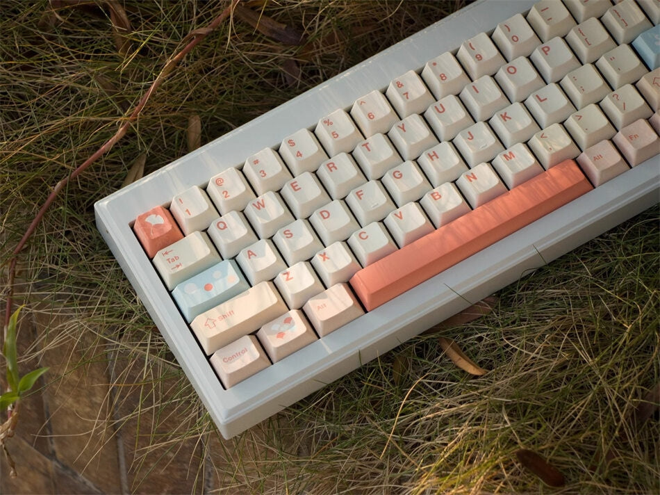 Early Autumn Evening Breeze  Cherry PBT Keycaps