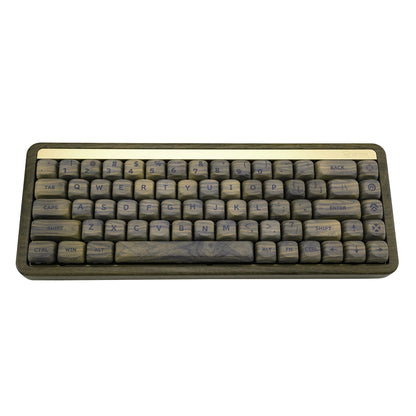 Wood Textured MOA PBT Keycaps