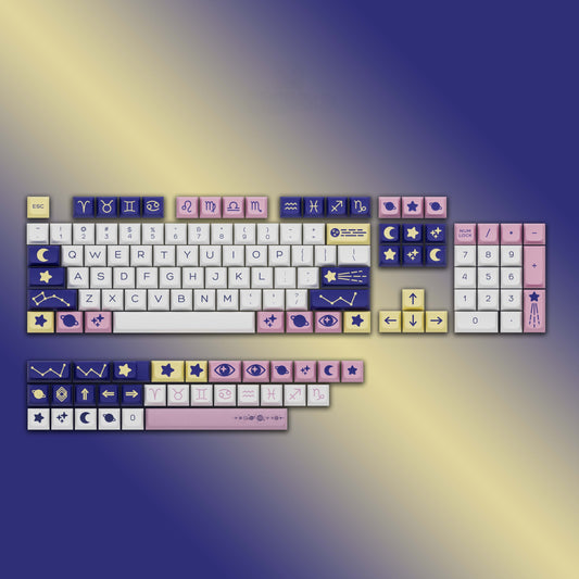 Astrology Inspired XDA PBT Keycaps