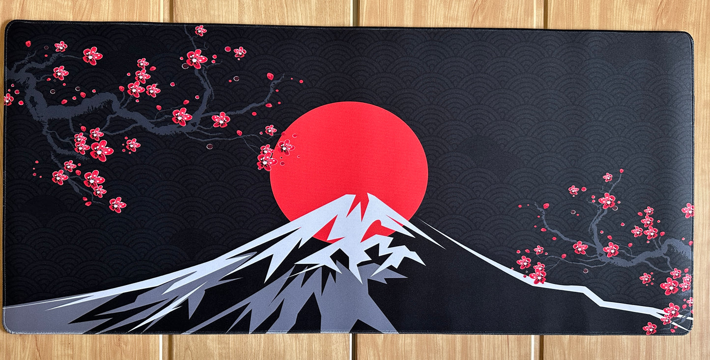 Night Fuji Mountain Super Smooth Speed Surface 900*400*4mm Deskmat