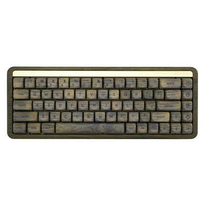 Wood Textured MOA PBT Keycaps
